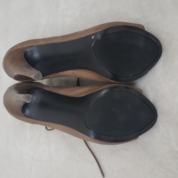 Nine West Open-Toe Tank Heels - Picture 5 of 6